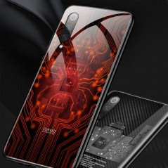 Pouzdro Symfony pro Xiaomi Mi 9 lite, záda tvrzené sklo, čip