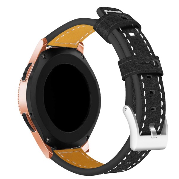 Symfony Náramek pro chytré hodinky 22 mm, kůže černá
