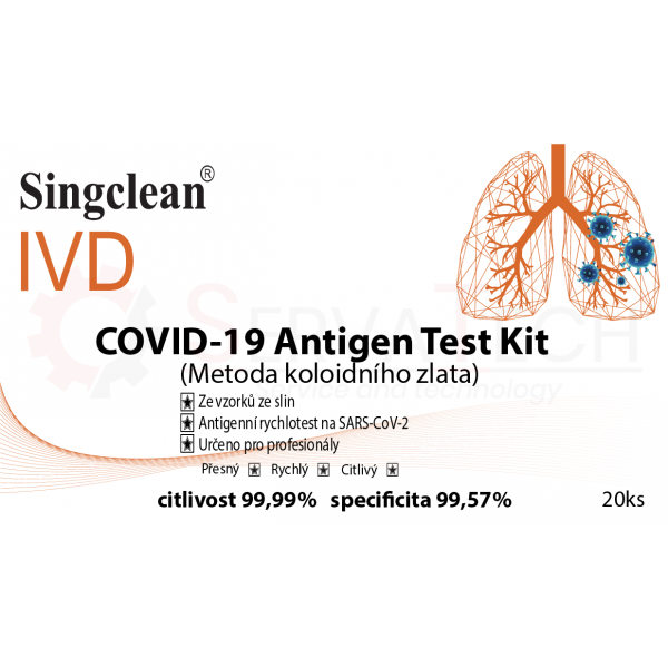 SINGCLEAN slinový antigenní rychlotest na COVID-19...