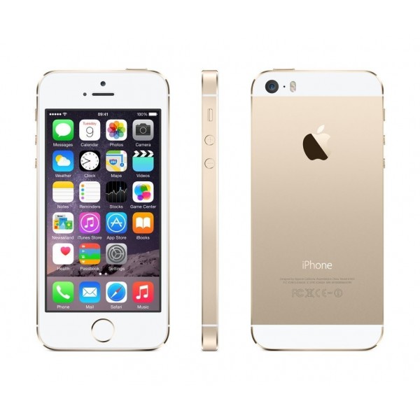 ZÁNOVNÍ iPhone 5s zlatý 32GB, iOS7, LTE, STAV: A++