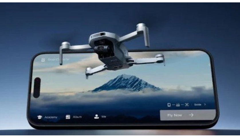Online přenos obrazu z dronu Potensic Atom 2 do telefonu