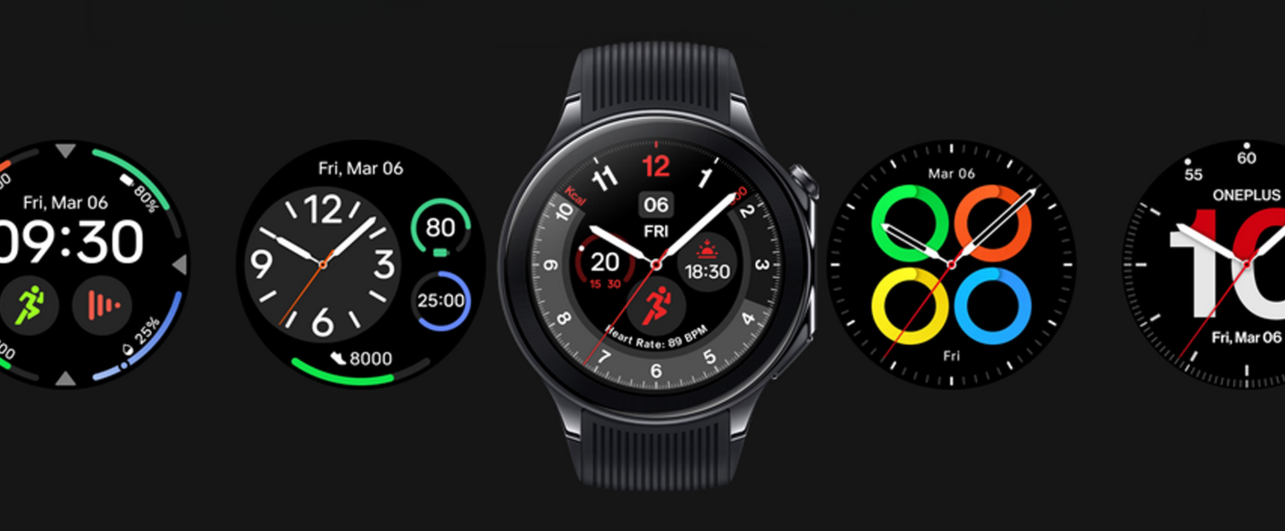 OnePlus Watch 2 ciferniky