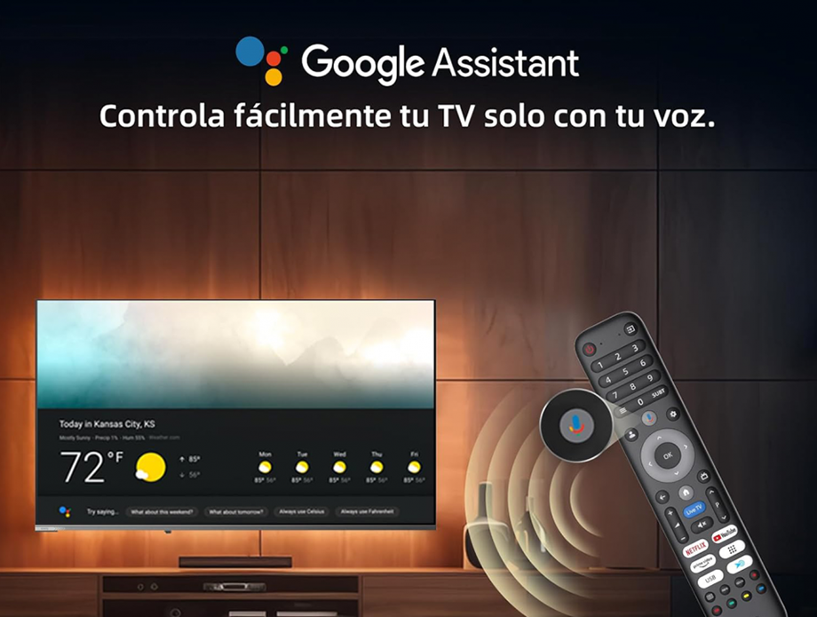 Televizor CHiQ 40QA10 Chromecast AirPlay a bezdrátové sdílení